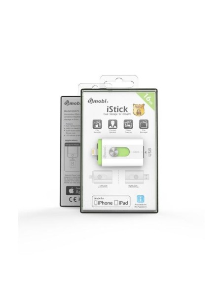 Silver Hi-Tech Istick Gmobi - Memoria USB DUAL 16GB 17080 kiwiku.com