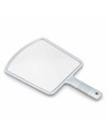 Termix Espejo de Mano Profesional para Peluquería Plateado Rectangular 22 X 36 Cm