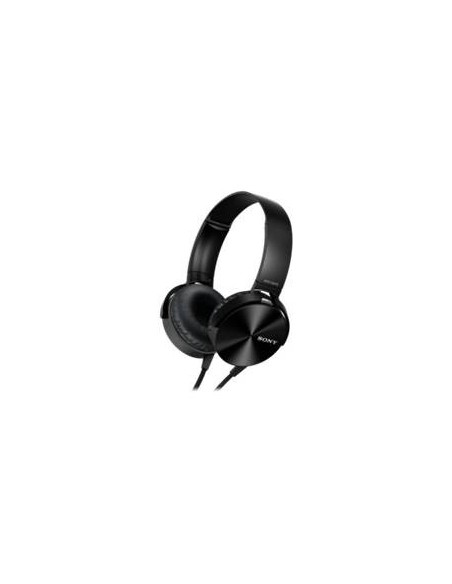 Auriculares sony mdrxb450apb plegables carcasa de aluminio negro MDRXB450APB.CE7 kiwiku.com