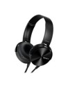 Auriculares sony mdrxb450apb plegables carcasa de aluminio negro