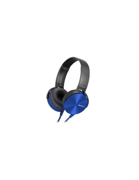 Auriculares sony mdrxb450apb plegables carcasa de aluminio azul MDRXB450APL.CE7 kiwiku.com