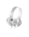 Auriculares sony mdrxb450apb plegables carcasa de aluminio blanco