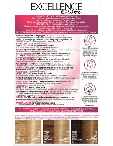 Compra L'OREAL PARIS Excellence 8.13 Hair Color Pearl Beige en Kiwiku
