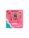 The Fruit Company Set Regalo Summer Sandía Con Eau de Toilette, Aceite Labial, Crema de Manos y Neceser - Fragancia Fresca Veran