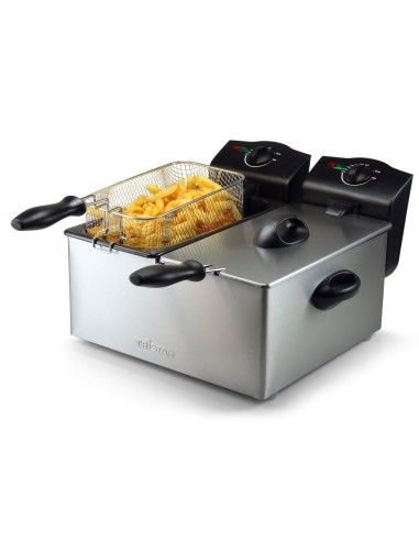 Tristar FR-6931 - Freidora, termostato dual, 2 x 3 l FR-6931 kiwiku.com