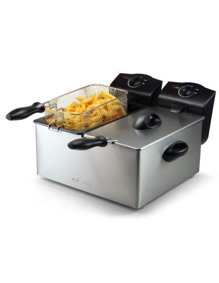 Tristar FR-6931 - Freidora, termostato dual, 2 x 3 l FR-6931 kiwiku.com