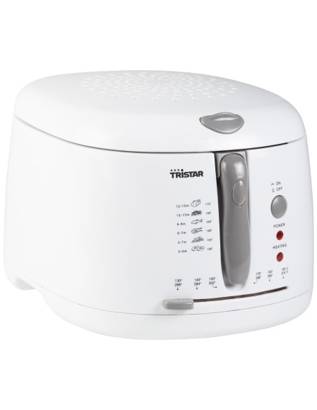 Tristar FR-6904 - Freidora, 1600 W, color blanco FR-6904 kiwiku.com
