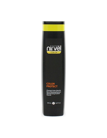 nirvel_professional_champú_color_protect_marrón_250_ml_para_cabello_teñido_8435054666056_oferta