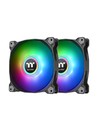 Thermaltke Pure Duo 12 Argb Sync Radiator Fan Pack de 2 Ventiladores, Negro, 12 Cm, 1500 Rpm Máx.