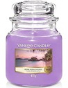 Yankee Candle Vela Aromática Bora Bora Shores en Tarro Mediano, Tiempo de Combustión Hasta 75 Horas, Fragancia Tropical de 411 G