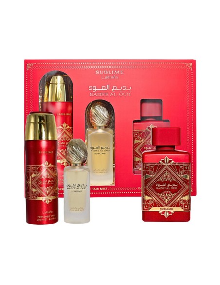 lattafa_bade'e_al_oud_sublime_gift_set_-_eau_de_parfum_100_ml_+_perfumed_spray_200_ml_+_hair_mist_50_ml_para_hombres_62903605999