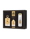 Lattafa Tharwah Gold Set de Regalo Eau de Parfum 100 Ml + Eau de Parfum 20 Ml + Deodorant 200 Ml Unisex