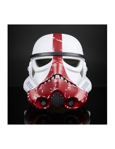 Casco Electrónico Incinerator Stormtrooper Réplica 1:1 Star Wars The Mandalorian | Hasbro The Black Series | Kiwiku