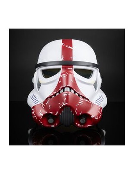 Casco Electrónico Incinerator Stormtrooper Réplica 1:1 Star Wars The Mandalorian | Hasbro The Black Series | Kiwiku