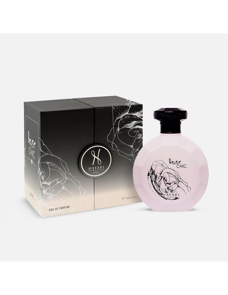 hayari_rose_chic_eau_de_parfum_spray_100_ml_fragancia_unisex_floral_amaderada_3700675120009_oferta
