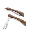 Proraso Walnut Wood Cut Throat Razor - Navaja de Afeitar Recta en Madera de Nogal Con Hoja de Acero Inoxidable