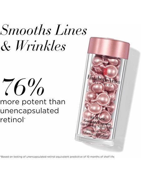 Elizabeth Arden Smooth  Renew Retinol Ceramide Capsules Anti-Aging 30 Cápsulas | Kiwiku
