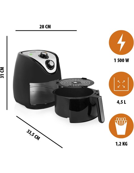 Freidora Por Aire TRISTAR FR-6994 Crispy Fryer XXL 1500W 4.5L - Kiwiku