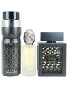 Lattafa Rave Now Gift Set Eau de Parfum 100 Ml, Hair Mist 50 Ml y Perfumed Spray 200 Ml - Fragancia Unisex Amaderada Aromática