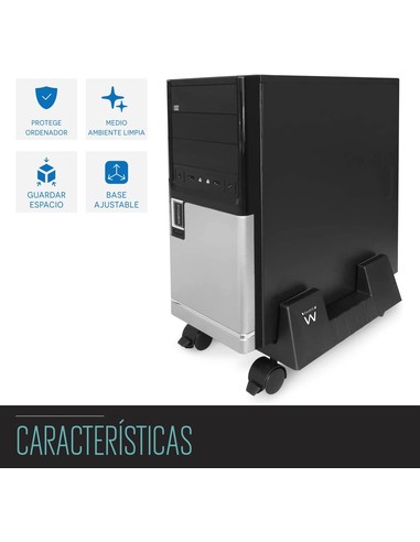 Compra Ewent EW1290 Soporte CPU con Ruedas en Kiwiku