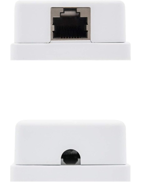 Roseta Superficie RJ45 Cat.6 FTP 1 Toma Blanco Nanocable | Kiwiku