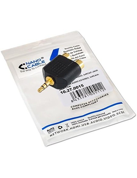 nanocable_adaptador_audio_estéreo_2x_rca_hembra_a_jack_3.5_mm_macho_negro_8433281005112_barato