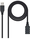 Nanocable Cable Usb 3.0 Tipo A Macho A Tipo A Hembra 3 M Negro