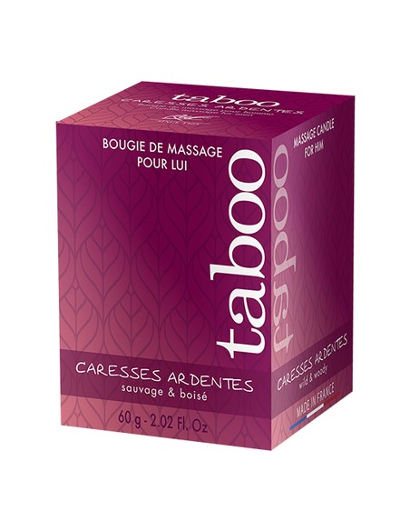 Ruf Taboo Vela de Masaje para Él Aroma Helecho 60 ml | Kiwiku