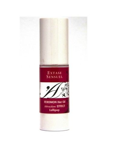 Extase Sensual Aceite Masaje Efecto Calor Feromonas Piruleta 30 ml | Kiwiku