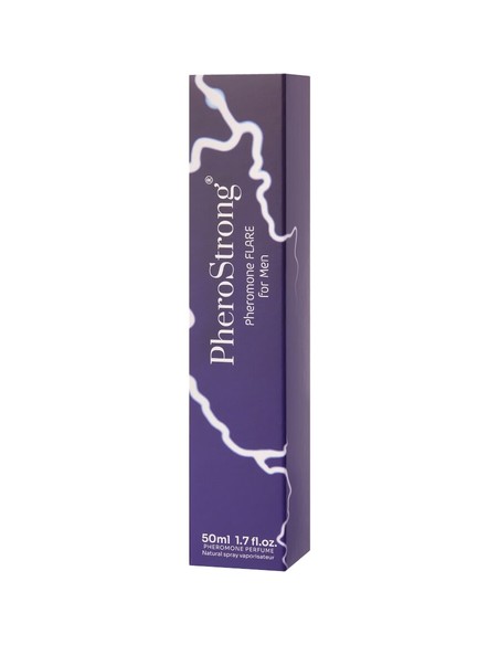 PHEROSTRONG Flare Perfume con Feromonas Hombre 50 ml | Fragancia Magnética en Kiwiku