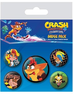 pyramid_international_juego_de_chapas_crash_bandicoot_it's_about_time_5050293807034_oferta 2