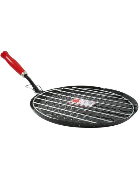 la_estrella_asador_con_parrilla_jaspeada_26cm_8414263300272_oferta