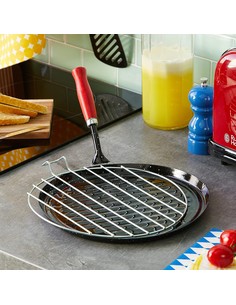 la_estrella_asador_con_parrilla_jaspeada_26cm_8414263300272_oferta 2