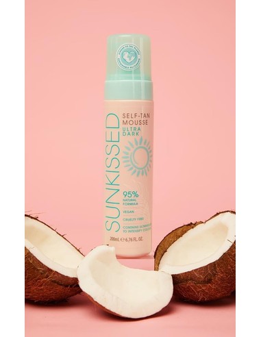 Compra SUNkissed Ultra-Dark Mousse 200 ml - Autobronceador Vegano