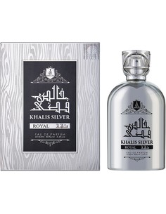 Khalis Silver Royal Unisex Eau de Parfum 100 Ml Fragancia Oriental Amaderada