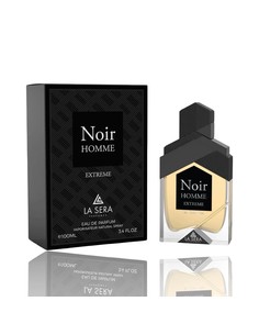 La Sera Noir Homme Extreme Eau de Parfum 100 Ml para Hombres, Fragancia Oriental Holzig Con Notas Cítricas y Especiadas