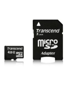 Transcend TS4GUSDHC2 - Tarjeta de memoria micro SDHC de 4 GB con 1 adaptador TS4GUSDHC2 kiwiku.com