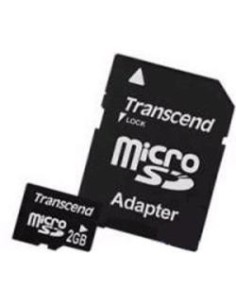 Transcend TS1GUSD Tarjeta de Memoria Micro SD de 1 GB con 1 Adaptador