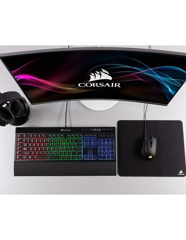 Corsair MM100 Alfombrilla Gaming Negro Antideslizante 370x270mm | Kiwiku