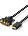 Ugreen Hdmi To Dvi 24+1 Cable Adaptador Bidireccional Alta Definición 1.8 M Negro