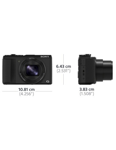 Sony DSC-HX50 - Cámara compacta de 20.4 Mp 30x wifi plateada DSCHX50S.CE3 kiwiku.com