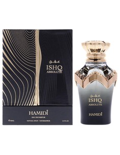 Hamidi Ishq Absolute Edp Hombre 100 Ml Perfume Chipre Masculino Con Notas de Pomelo y Pimienta Rosa