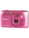 Nikon coolpix s3600 - cámara compacta, rosa