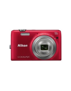 Nikon Coolpix S6700 - Cámara digital de 20 MP (zoom 10x, HD, pantalla LCD de 3") color rojo 999S6700R kiwiku.com