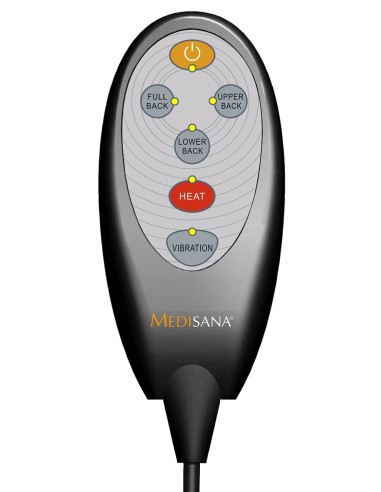 Medisana Shiatsu RBI - Respaldo de masaje, 30 W, color gris oscuro y beige 88912 kiwiku.com