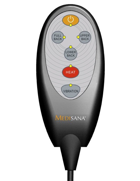 Medisana Shiatsu RBI - Respaldo de masaje, 30 W, color gris oscuro y beige 88912 kiwiku.com