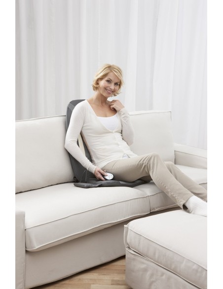 Medisana Shiatsu RBI - Respaldo de masaje, 30 W, color gris oscuro y beige 88912 kiwiku.com