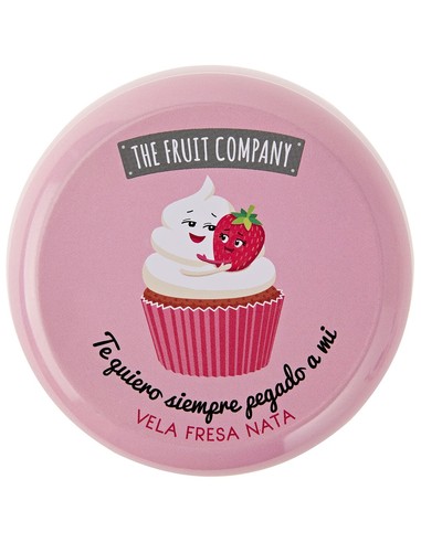 Vela Perfumada The Fruit Company Fresa Nata 150 g | Kiwiku - Aroma Dulce para Hogar