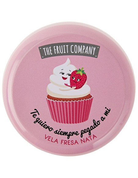 Vela Perfumada The Fruit Company Fresa Nata 150 g | Kiwiku - Aroma Dulce para Hogar