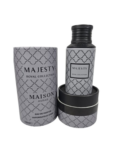 MAISON ASRAR Majesty Eau de Parfum Unisex 100 ml | Fragancia Hesperídica Ambarina Kiwiku